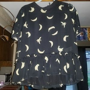 English Factory Let's Get Bananas Bay Doll Top